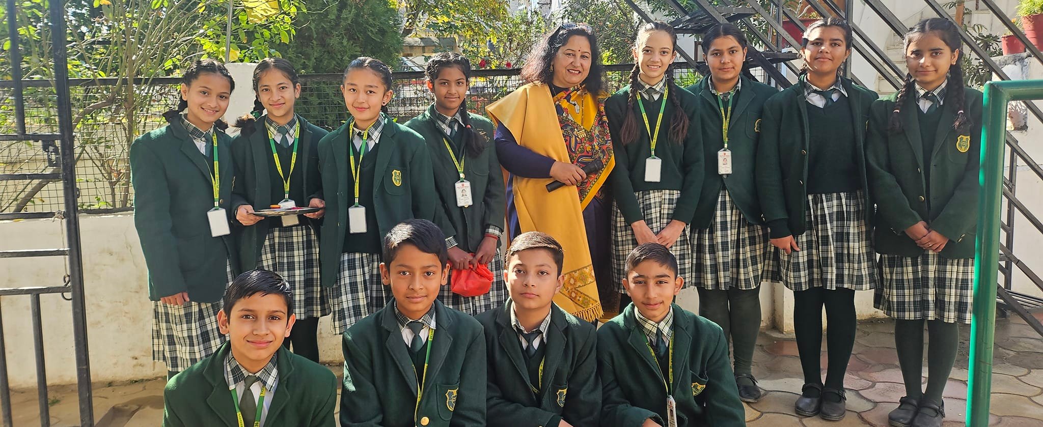 Farewell ceremony for graduating Class 8 students